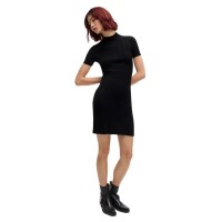 рокля,дамски,поли,и,рокли,hugo,sareply,10259558,short,sleeve,short,dress,black,(black)