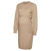 рокля,дамски,поли,и,рокли,mamalicious,newanne,maternity,long,sleeve,dress,refurbished,beige,(natural,melange)