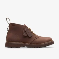обувки,мъжки,боти,clarks,shoes,solsbury,db,booties,brown,(dark,brown,leather)
