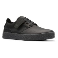 обувки,мъжки,маратонки,дамски,маратонки,clarks,shoes,streethill,lace,trainers,black,(black,leather)