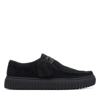 обувки,мъжки,обувки,clarks,shoes,torhill,lo,shoes,black,suede,(black)
