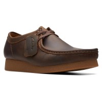 обувки,мъжки,обувки,clarks,shoes,wallabee,evo,shoes,brown,(beeswax,leather)