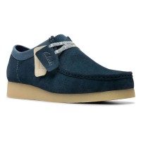 обувки,мъжки,обувки,clarks,shoes,wallabee,evo,shoes,blue,(navy)