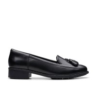 обувки,дамски,обувки,clarks,shoes,havisham,edge,loafers,black,leather,(black)