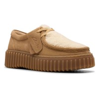 обувки,дамски,обувки,clarks,shoes,torhill,bee,shoes,light,sand,interest,(brown)