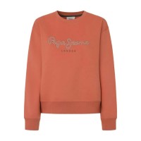 блуза,дамски,блузи,pepe,jeans,frida,sweatshirt,sunset,orange,(orange)
