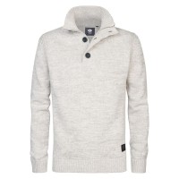 блуза,мъжки,пуловери,petrol,industries,m,3040,kwc206,sweater,antique,white,melee,(white)