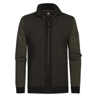 блуза,мъжки,пуловери,petrol,industries,m,3040,kwc213,full,zip,sweater,army,green,(green)