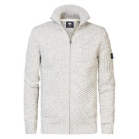 блуза,мъжки,пуловери,дамски,пуловери,petrol,industries,m,3040,kwc295,full,zip,sweater,grey,(antique,white,melee)