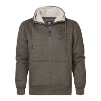блуза,мъжки,пуловери,petrol,industries,m,3040,swh331,full,zip,sweatshirt,white,(timber,wood)