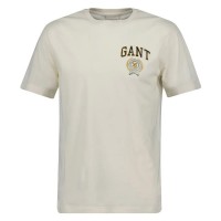 тениска,мъжки,тениски,gant,2003262,short,sleeve,t,shirt,cream,(beige)