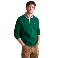 дамски,блузи,с,яка,мъжки,блузи,с,яка,gant,2004082,long,sleeve,polo,green,(deep,forest,green)