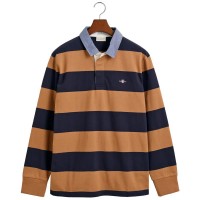 мъжки,блузи,с,яка,gant,2004083,long,sleeve,polo,warm,khaki,(brown)