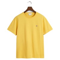 тениска,мъжки,тениски,gant,2003184,regular,fit,short,sleeve,t,shirt,faded,sunset,(yellow)