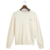блуза,мъжки,пуловери,gant,superfine,lambswool,sweater,cream,(white)
