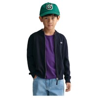 блуза,мъжки,пуловери,дамски,пуловери,gant,884031,full,zip,sweater,blue,(evening,blue)