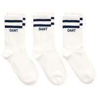 чорапи,мъжки,чорапи,дамски,чорапи,gant,996089,socks,3,pairs,white,(white)