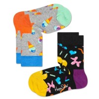 чорапи,детски,чорапи,happy,socks,ice,cream,socks,2,pairs,multicolored,(black,grey)