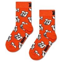 чорапи,детски,чорапи,hs,by,happy,socks,dog,crew,socks,orange