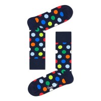 чорапи,мъжки,чорапи,hs,by,happy,socks,big,dot,long,socks,black