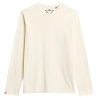 тениска,мъжки,тениски,superdry,classic,essential,long,sleeve,t,shirt,bone,white,(white)