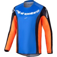 блуза,с,дълъг,ръкав,мъжки,тениски,дамски,тениски,alpinestars,racer,melt,long,sleeve,jersey,blue,(orange,blue)