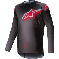 тениска,мъжки,тениски,alpinestars,supertech,lipan,long,sleeve,t,shirt,smoke,bright,red,(grey)