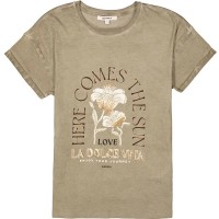 тениска,дамски,тениски,garcia,b50005,short,sleeve,t,shirt,summer,olive,(beige)