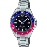 часовник,часовници,casio,mdv,10d,1a3,watch,pink,(silver,grey)