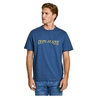 тениска,мъжки,тениски,pepe,jeans,dylan,short,sleeve,t,shirt,sterling,blue,(blue)