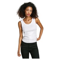 тениска,дамски,тениски,pepe,jeans,lacey,sleeveless,t,shirt,silver,(white)