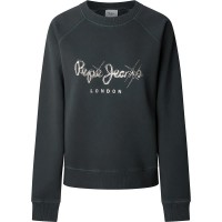 блуза,дамски,блузи,pepe,jeans,lupita,sweatshirt,black,(black)