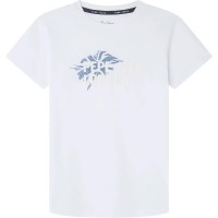 тениска,детски,тениски,pepe,jeans,baker,short,sleeve,t,shirt,white