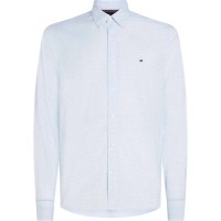 риза,с,дълъг,ръкав,мъжки,ризи,tommy,hilfiger,flex,micro,foulard,sf,long,sleeve,shirt,blue