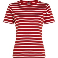 тениска,мъжки,тениски,дамски,тениски,tommy,hilfiger,slim,cody,short,sleeve,t,shirt,red,(breton,stp,dark,magma,ecru)