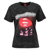 тениска,дамски,тениски,hugo,damacia,2,short,sleeve,t,shirt,black
