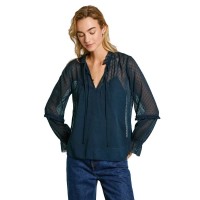 дамски,блузи,дамски,ризи,pepe,jeans,pl304944,long,sleeve,blouse,dulwich,blue