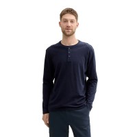 тениска,мъжки,тениски,tom,tailor,1034356,henley,long,sleeve,t,shirt,knitted,navy,(blue)