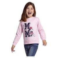 блуза,детски,блузи,disney,cotton,brushed,minnie,sweatshirt,pink,(multicolor)