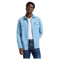 риза,с,дълъг,ръкав,мъжки,ризи,lee,regular,western,long,sleeve,shirt,lakeside,wash,(blue)