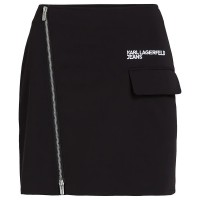 пола,дамски,поли,и,рокли,karl,lagerfeld,jeans,a1w12012,short,skirt,black,(black)