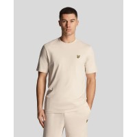 тениска,мъжки,тениски,lyle,&,scott,plain,short,sleeve,t,shirt,cove,(beige)