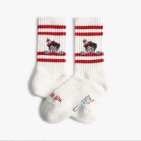 чорапи,мъжки,чорапи,дамски,чорапи,jimmy,lion,athletic,wally,crew,socks,white,(white)