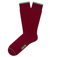 чорапи,мъжки,чорапи,jimmy,lion,ribbed,crew,socks,dark,red,(red)