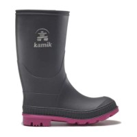 юношески,обувки,дамски,боти,мъжки,боти,kamik,stomp,youth,rain,boots,black,(charcoal,magenta,charbon,magenta)