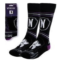 чорапи,мъжки,чорапи,cerdá,wednesday,socks,black,lilac,(black)