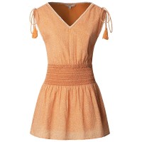 рокля,дамски,поли,и,рокли,pepe,jeans,estelle,dress,washed,orange,(orange)
