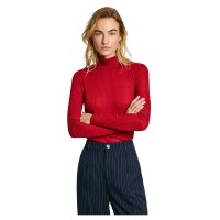 тениска,дамски,тениски,pepe,jeans,flory,long,sleeve,t,shirt,burnt,red,(red)