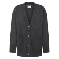 жилетка,дамски,пуловери,дамски,плетени,дрехи,pepe,jeans,idris,cardigan,grey,(dark,grey,marl)