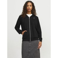 блуза,дамски,блузи,jack,&,jones,abbie,rlx,jjxx,full,zip,sweatshirt,black,bright,white,logo,(black)